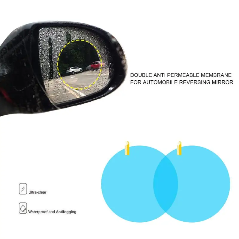 Car-styling Anti Fog Car Sticker Mirror Window Clear Film Rearview Protective Waterproof | Автомобили и мотоциклы