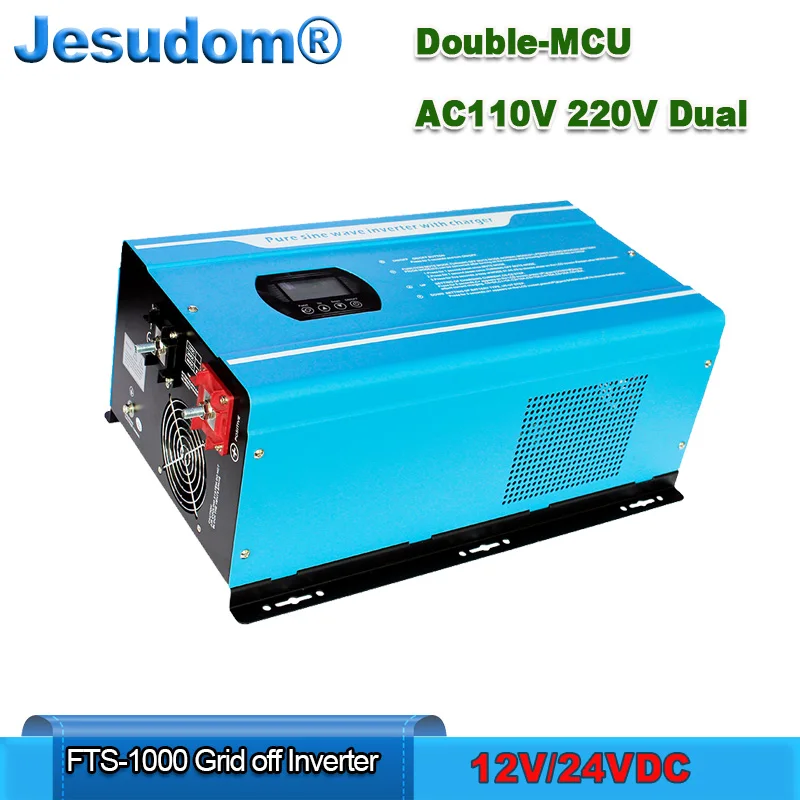 Инвертор немодулированного синусоидального сигнала 1000 Вт пик 2000 от 12 В 24 до 230 110