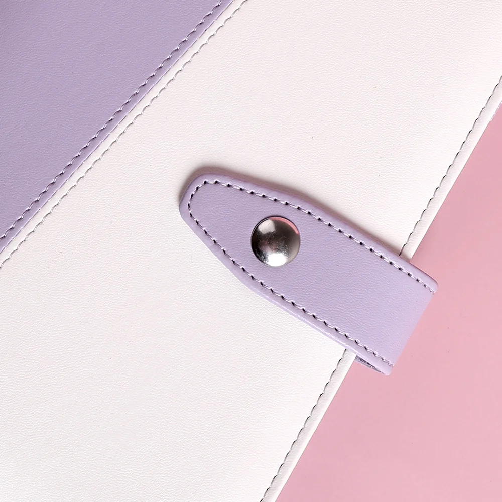 Diary Colorful A5/A6 PU Macaroon Loose-Leaf Cover Binder Dairy Notebooks Hard Refill Journal Travelers Leather | Канцтовары для