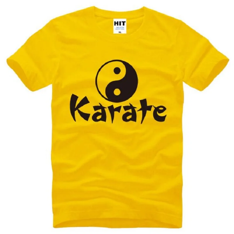 

Karate Printed T Shirts Men Fashion Short Sleeve O-Neck Cotton Men's T-Shirt New Summer Style Male Teamwear Fitness Tee Shirt