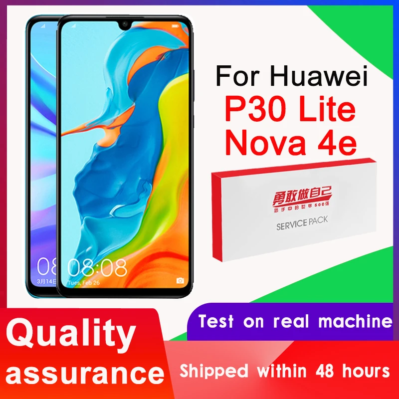 10 шт./лот 6 15 ''IPS испытания дисплей для Huawei P30 Lite ЖК Nova/4e сенсорный экран
