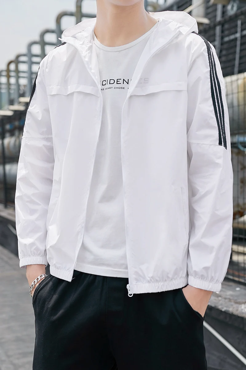 

Jacket Men's Summer 2021 New Korean Version Of The Trend Of Summer Jackets Wild Handsome Casual Summer Clothes Sunscreen Clothes