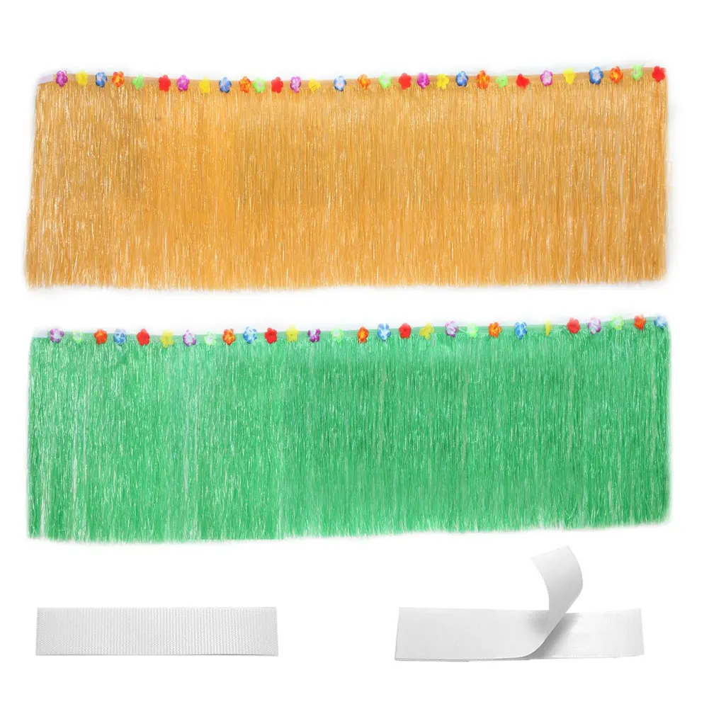 

1PC Hawaii Party Tropical Decorations Hawaiian Party Table Skirt Wedding Happy Birthday Summer Luau Beach Party Decor Supplies
