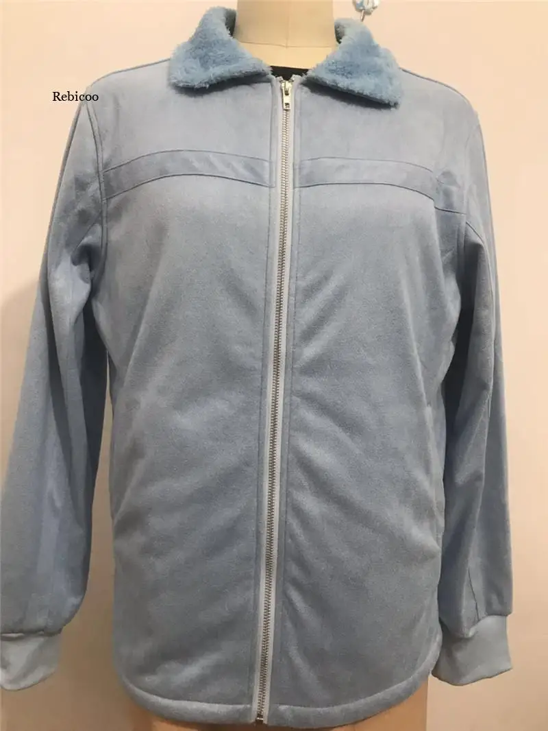 Мужские Куртки из искусственной кожи зимние теплые пальто с отворотами мужские