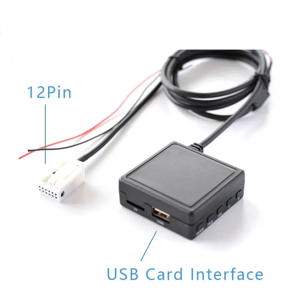 Автомобильный беспроводной Bluetooth модуль музыкальный адаптер 12 контактный