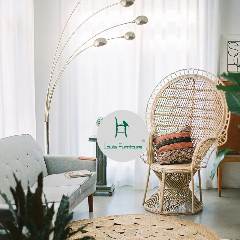 Стул Louis Fashion для гостиной креативный диван ручной работы из ротанга балкона