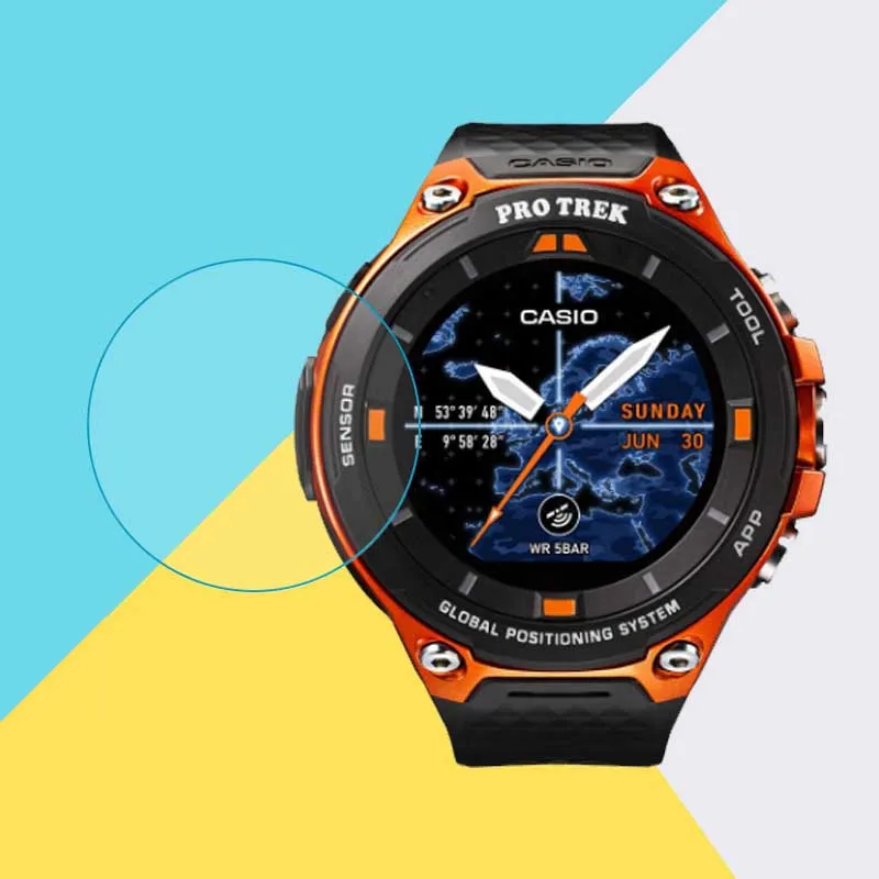 Закаленное стекло JGKK 2.5D для Casio GA100 GA11010 Защитная пленка G shock прозрачная