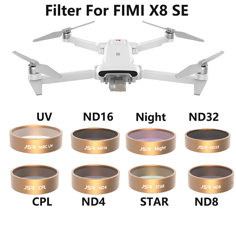 Camera Filter For Xiaomi Fimi X8 SE CPL UV Star ND 4 8 16 32 Neutral Density Filters Drone Accessories | Электроника