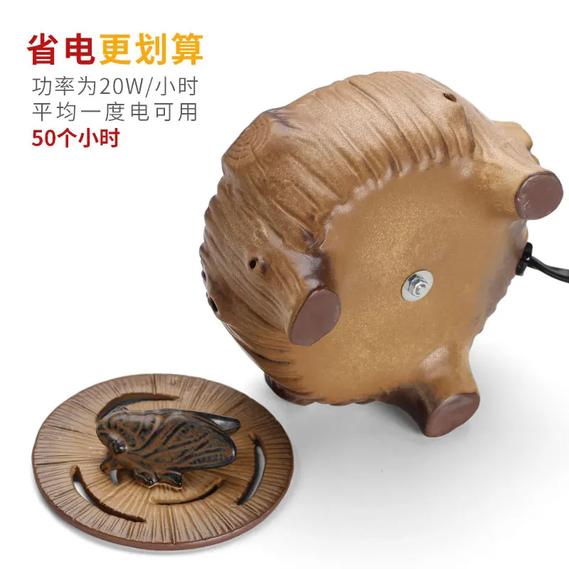 Антикварная электрическая горелка ладана фарфоровая курильница ручной работы