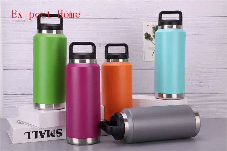 25 шт. 36 унций бутылка для воды с широким горлом вакуумная изолированная двойными