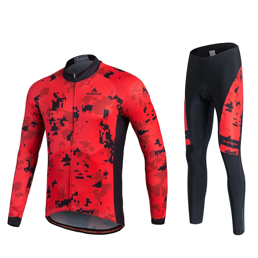 

New Autumn Spring Road Cycling Jersey 2020 Mans Long Sleeve Mountain Racing Bicycle Clothing Maillot Ropa Ciclismo Hombre Wear