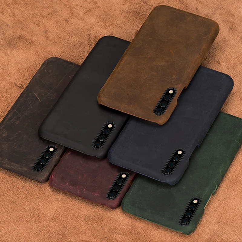 Vintage leather case For samsung Galaxy a50 a70 a51 a71 Genuine Leather retro back cover For samsung s21 ultra s20 note 20 plus