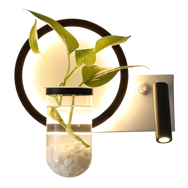 Настенные светильники для помещений декоративные светодиодные с переключателем