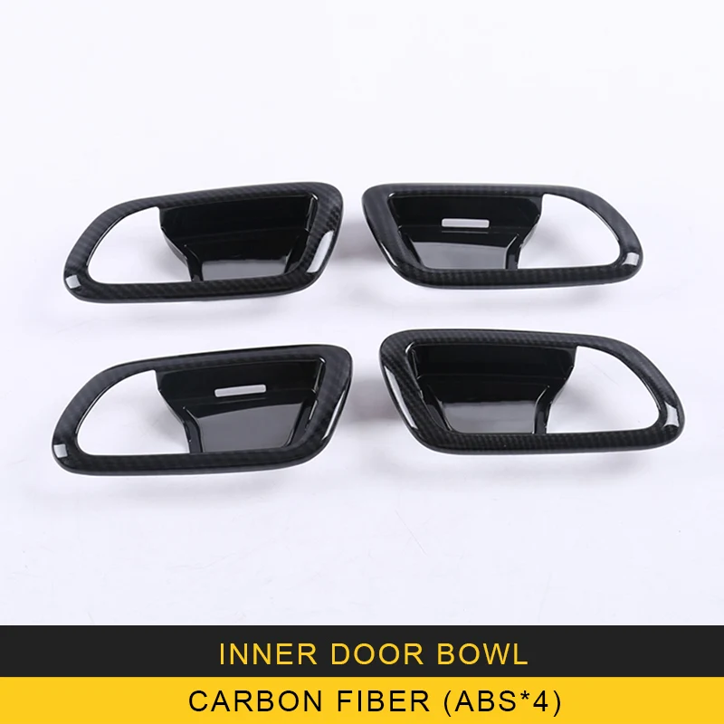 

CARMANGO For Jeep Grand Cherokee 2017 Auto Car Inner Door bowl frame cover trim Interior Accessories