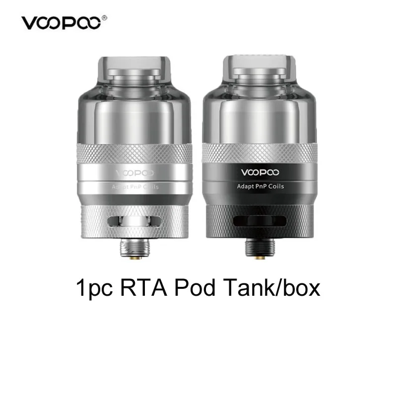 Оригинальный резервуар VOOPOO RTA POD 2 мл с одной катушкой 510 нитей PNP Pod двойной