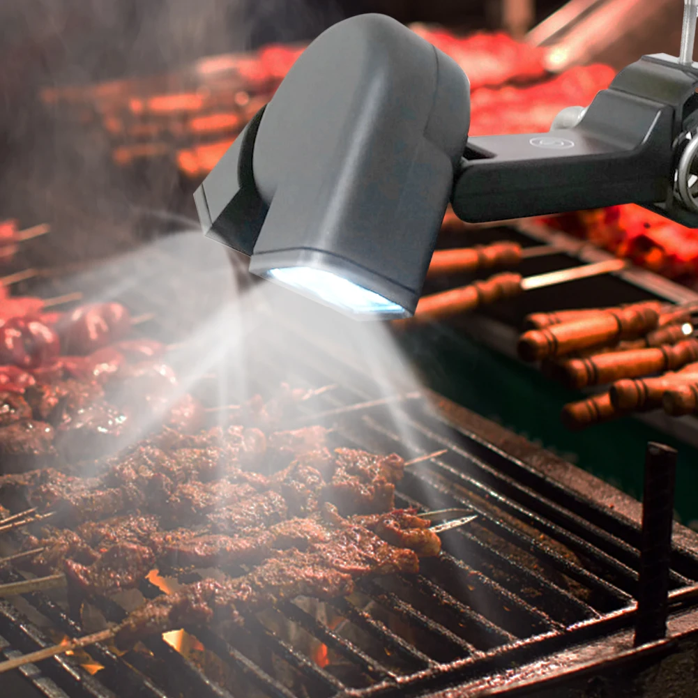 

Night Fishing Multifunctional LED Lamp For BBQ Super-Bright Flexible Portable Rotatable Double Head Grill Lights Heat Resistant