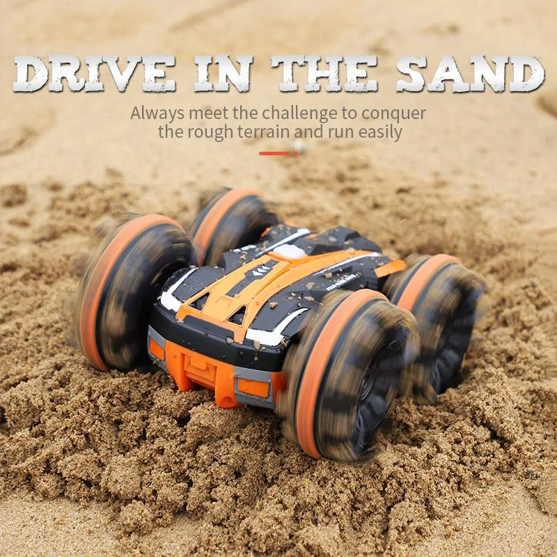 Машинка с дистанционным управлением JJRC Q81 двухсторонняя амфибия вращением на 2 4