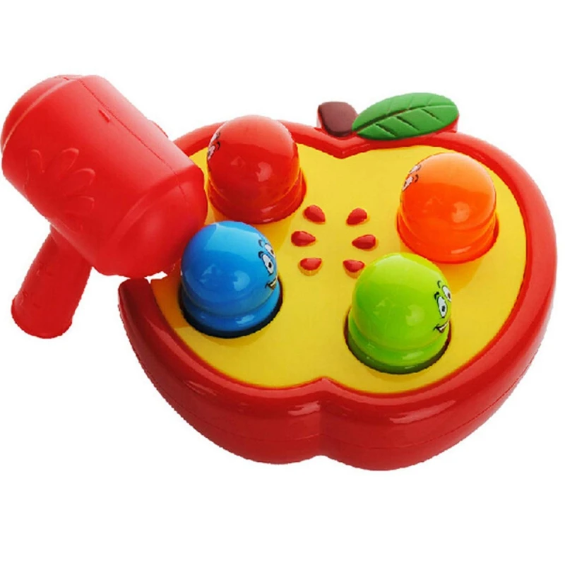 

Whack a Mole Infant Children's Toys to Hit Hamsters Game Babies Intelligence Percussion Fruit Insects