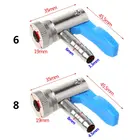 Головка насоса для велосипеда, муфта с разъемом, 6 мм8 мм, детали для горного велосипеда, медные аксессуары, адаптер для преобразования