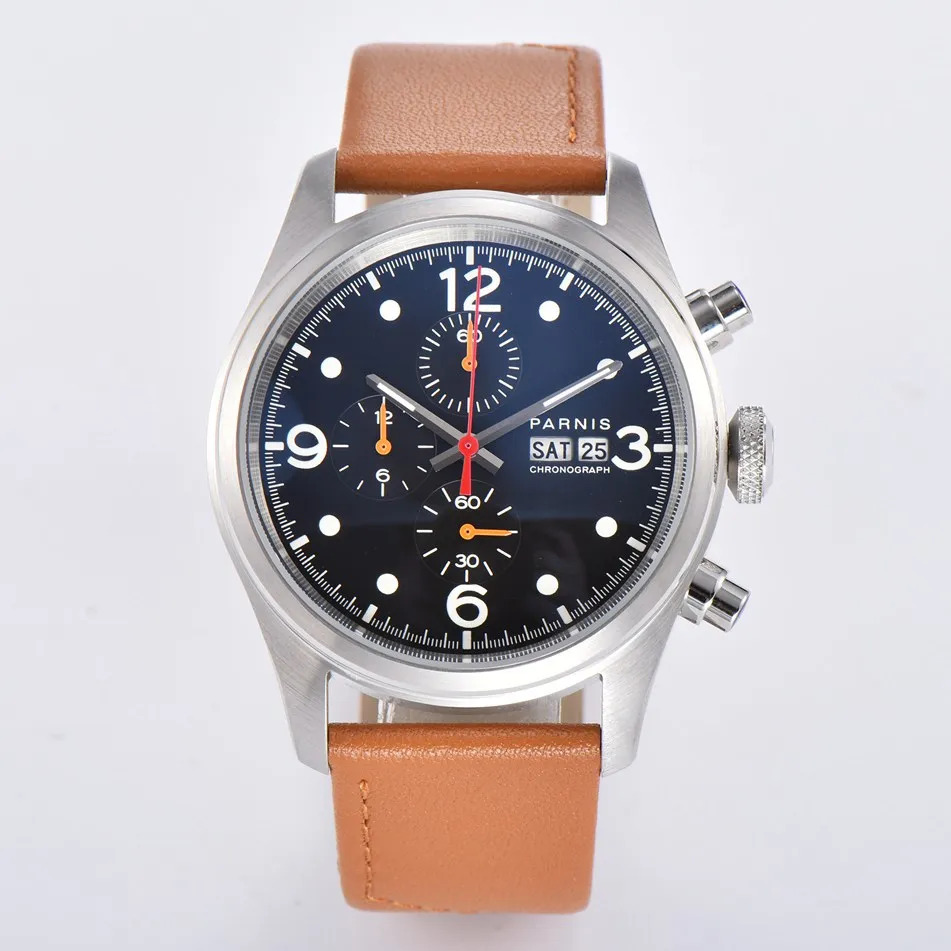 Мужские кварцевые часы с хронографом 42 мм|Кварцевые мужские часы| |