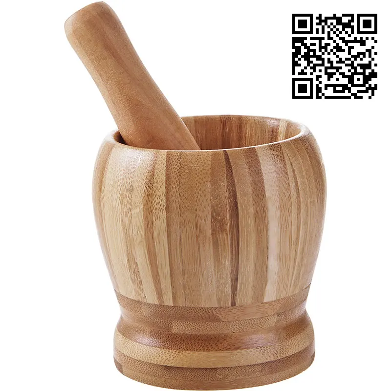 

Home DIY dao garlic nanzhu the garlic kitchen pot a mortar son tools manual mashed garlic Bamboo tool masher