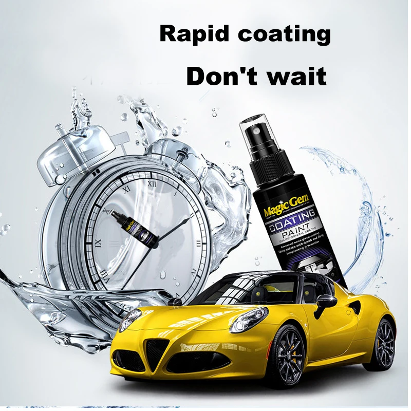 100 мл Нанокристаллическое кварцевое покрытие с распылителем жидкое для