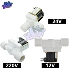 Пластиковый электромагнитный клапан, 12 дюйма, 12 В, 24 В, 220 В, магнитный дозатор для стиральных машин, пневматический переключатель регулятора давления питьевой воды