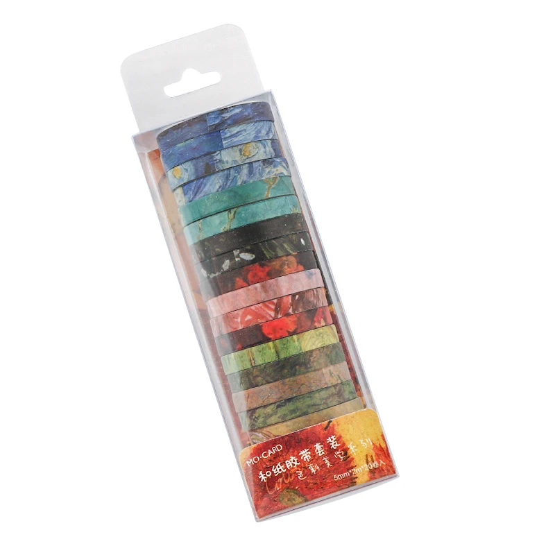 

20pcs/pack Multi-color Washi Tape Scrapbooking Decorative Adhesive Tapes Paper Japanese Stationery Sticker
