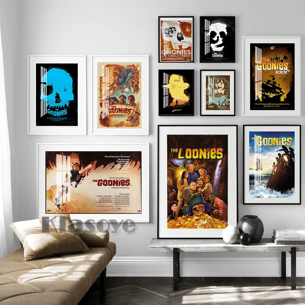 

The Goonies Children Adventure Comedy Film Poster Design Prints Art Wall Picture Movie Room Cinema Wall Hanging Home Decor Gift