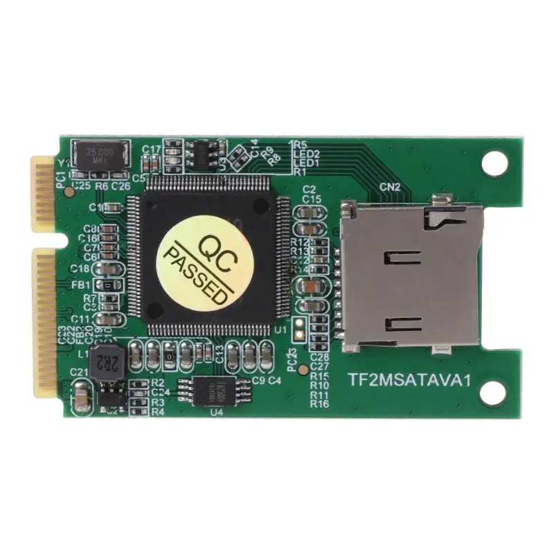 Карта Micro SD TF на Mini PCI E mSATA SSD твердотельный накопитель адаптер конвертер для ПК