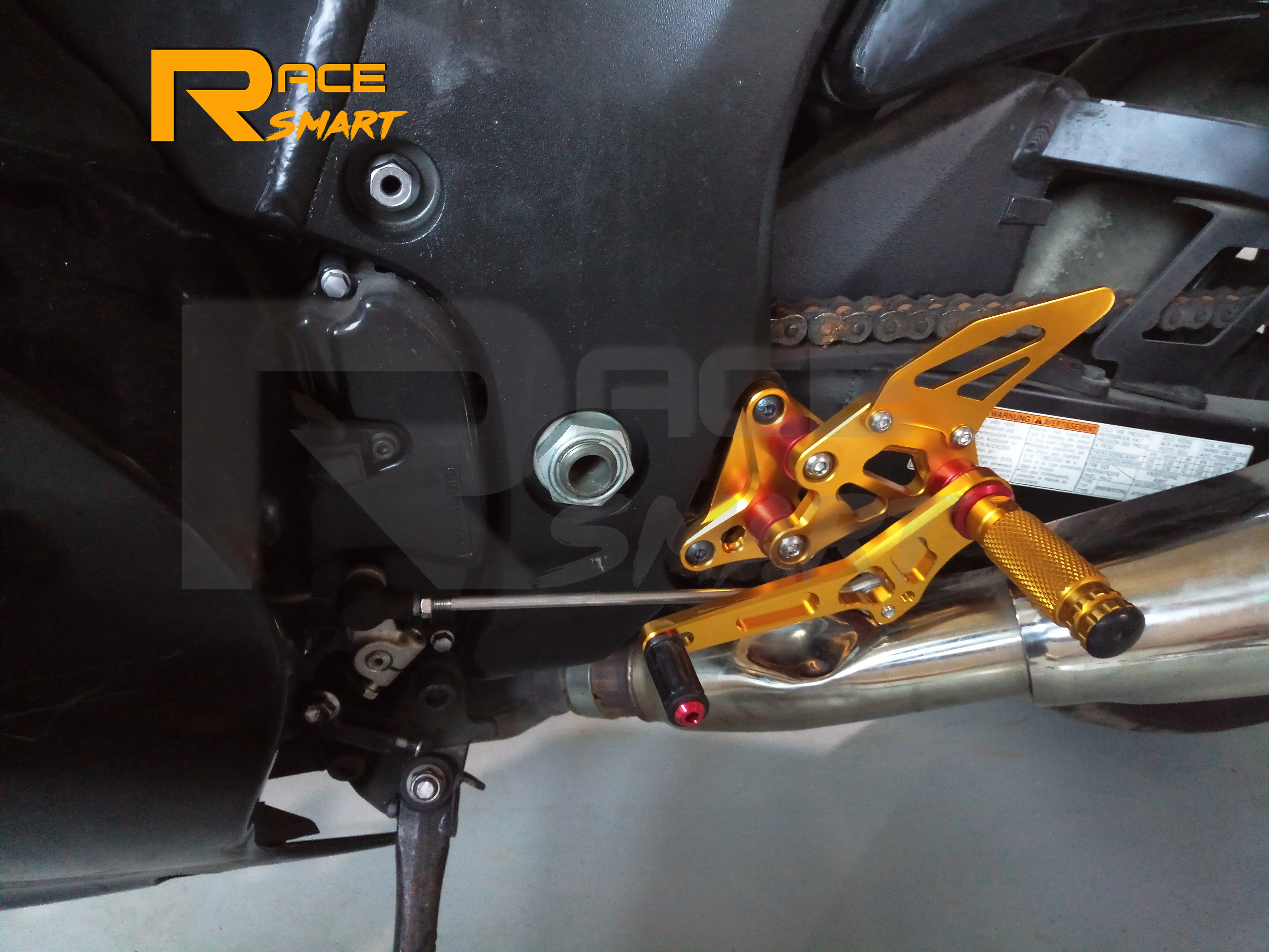 Hayabusa GSX-R1300 1999-2007 мотоциклетные с ЧПУ Регулируемые Задние подножки для SUZUKI GSXR1300 2000