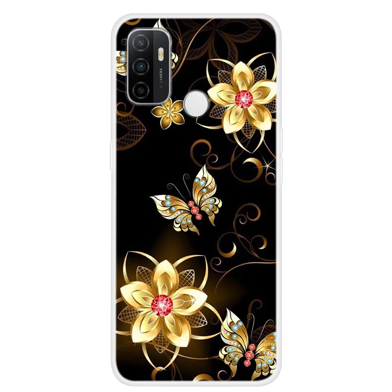 Чехол A53 2020 A53S мягкий силиконовый чехол на заднюю панель для OPPO Oppo a 53 S