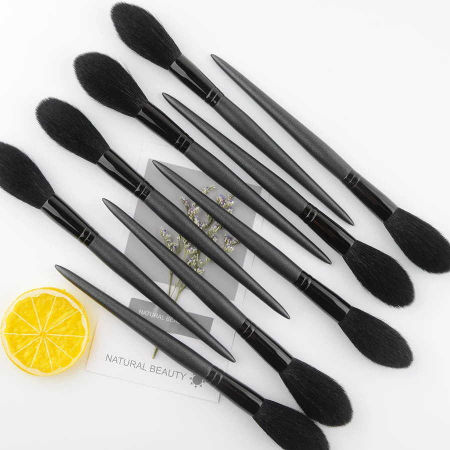 Chichodo 1pc Highlight blusher blushing makeup brush Professional Make up brushes Buffing High quality goat hair | Красота и здоровье