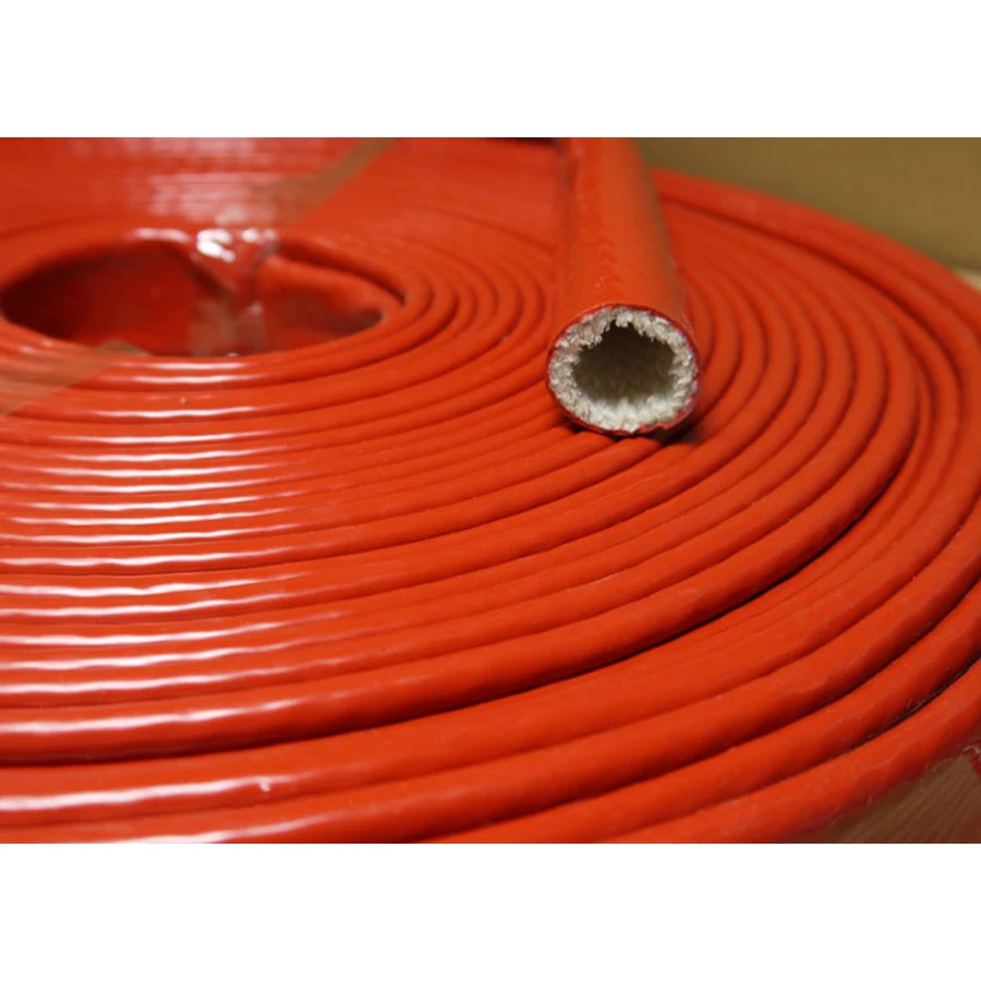 1Meter 4-130mm Dia Red Thicken Insulation Silicone Fiberglass Tube High Temperature Resistant Fire Retardant Casing Pipe | Обустройство