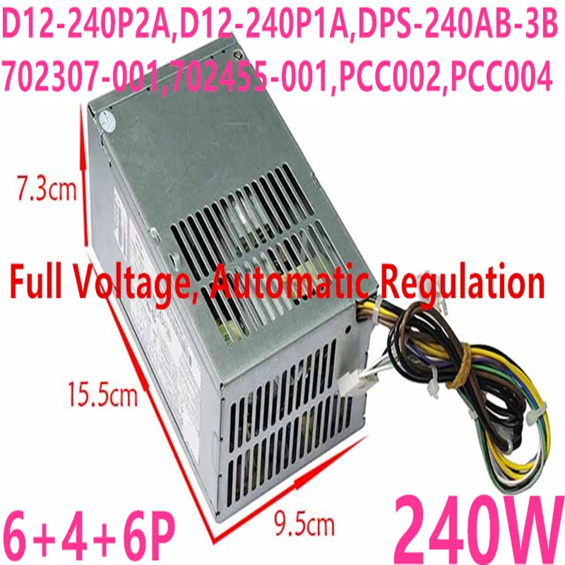 Новый оригинальный блок питания для HP 600 800 G1 6Pin 240W D12 240P2A 240P1A 240P3A PCC124 PS 4241 1HC PCC002