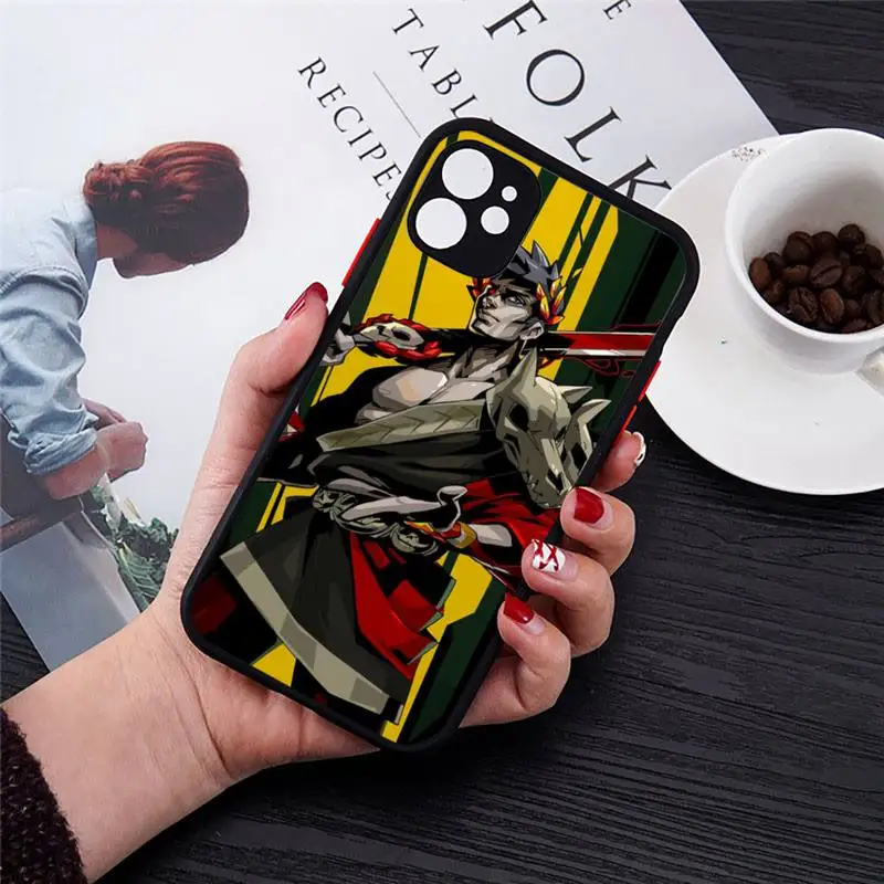 

Hot game Hades Classic 2d stand-alone Phone Case Matte Transparent for iPhone 7 8 11 12 s mini pro X XS XR MAX Plus cover funda