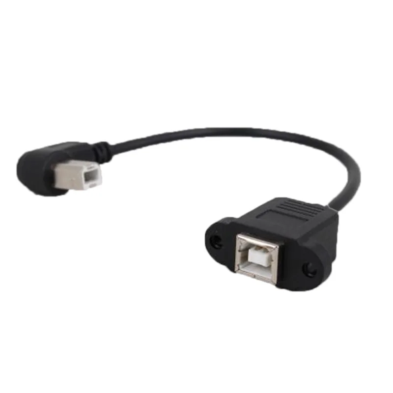 

1 шт. правый угол Тип USB B "папа" в USB B Женский принтер Панель для крепления на вводный кабель Шнур 0,3 м 0,5 м