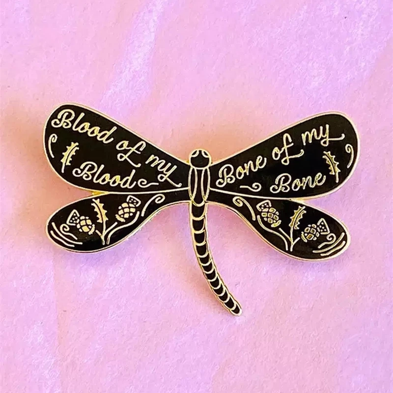 Брошь в форме стрекозы Outlander металлическая эмалированная брошь на булавке лацкан