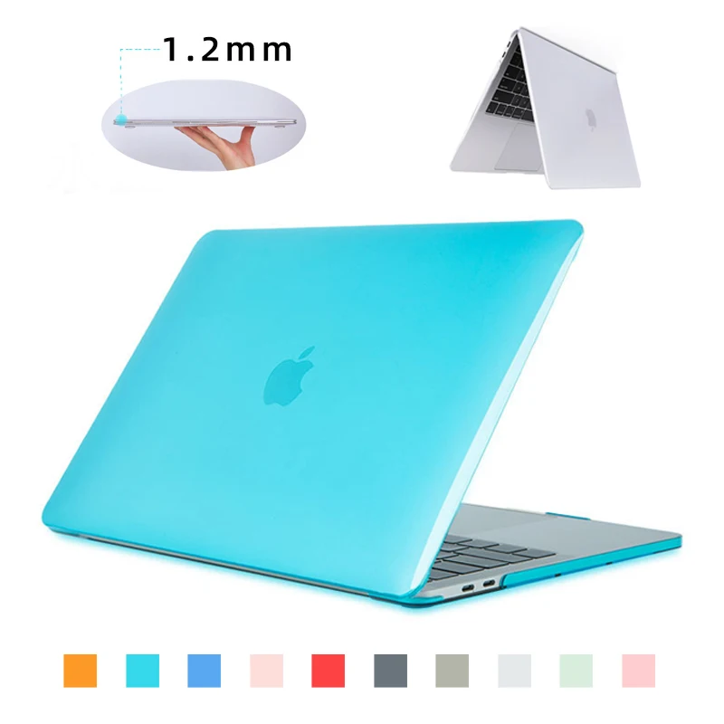 

For MacBook Air Pro Retina 16 15 13 12 11 A2251 Laptop Case Crystal Clear Matte Shell Cover for MacBook Air Pro 13.3 Coque Funda