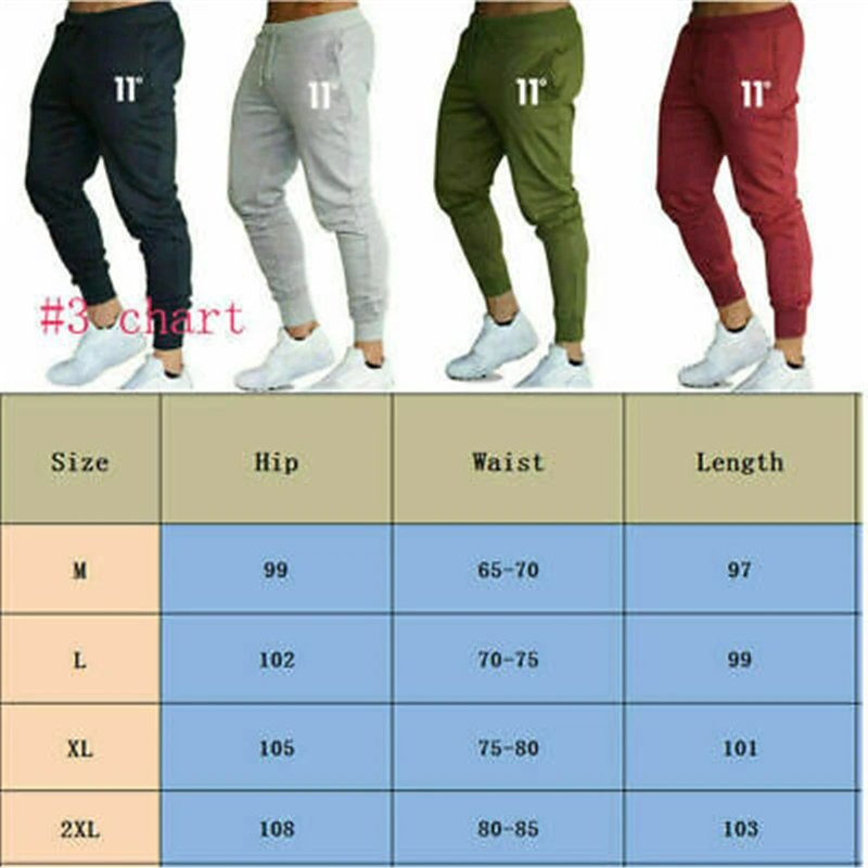 

Men Workout Sweatpants Joggers High Waist Slim Fit Drawstring Pants Tracksuit Men Gym Skinny Pants Long Trousers