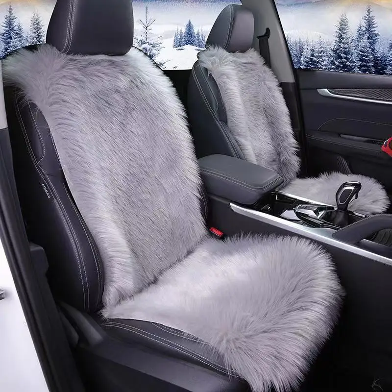 Зимняя меховая подушка для ford focus 2 3 /2009/2010/2011/2012/2013/2014/2015/2016/2017/2018 автомобильные