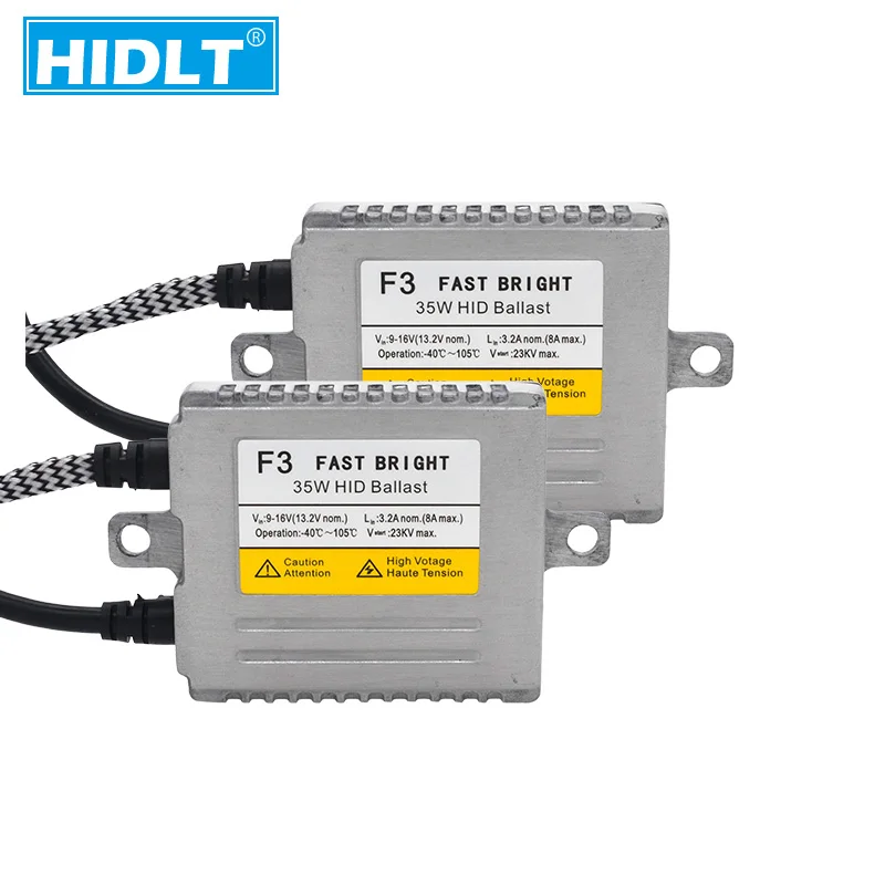 HIDLT 12 в 35 Вт AC HID ксеноновый балласт DLT F3 быстрый запуск цифровые тонкие блоки