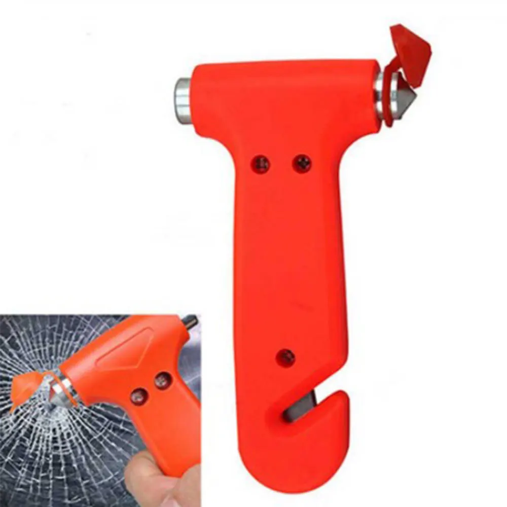 Автомобильный молоток безопасности 2 в 1 автомобильный металлический оконный