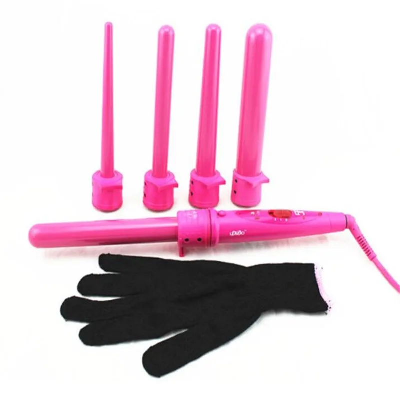 Электрический Керамический щипцы для завивки волос набор палочек 5 размеров