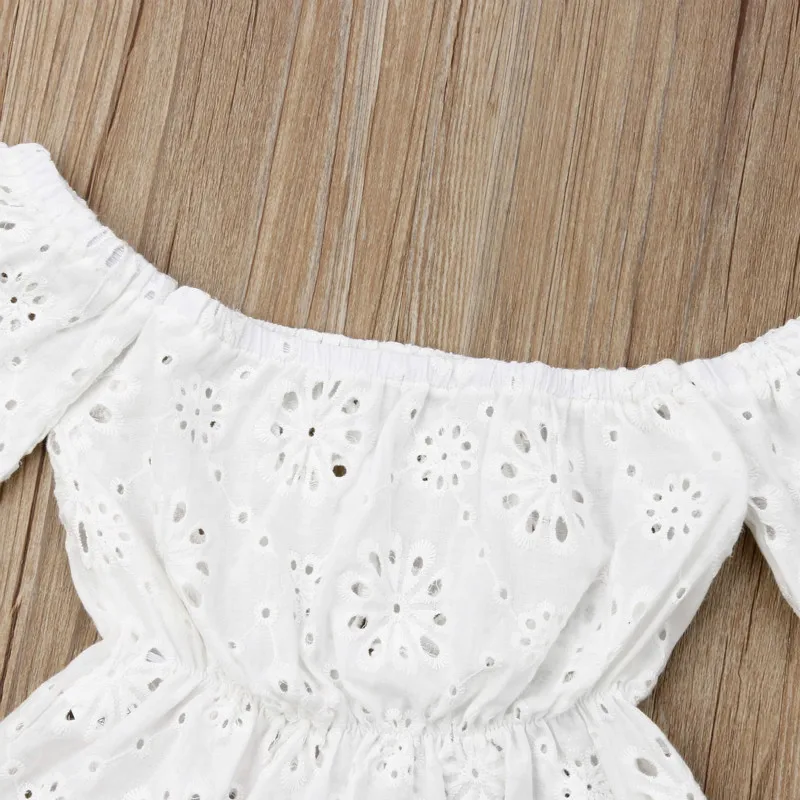 Fashion 2PCS Toddler Kids Baby Bibs Girl Summer Clothes T-shirt Tops+Short Pants Set Outfits | Мать и ребенок