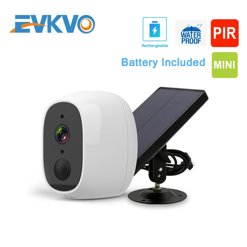 IP камера наружная беспроводная на солнечной батарее 1080P с ИК датчиком