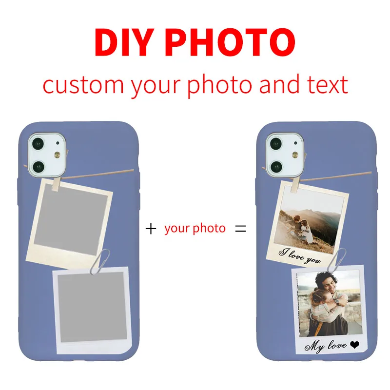 Чехол для телефона с фотографиями на заказ iPhone 11 Pro Max 7 8 6 S plus X XR XS задняя крышка