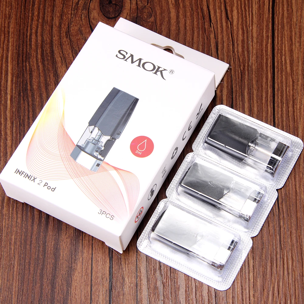 SMOK 3 шт. Infinix 2 мл картридж Pod сменная катушка электронная сигарета атомайзер для