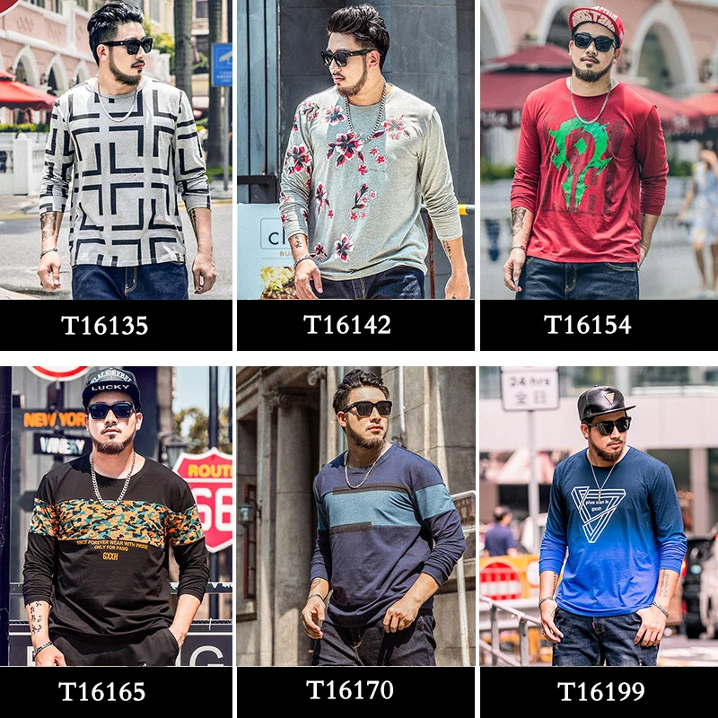 Новинка, футболка большого размера плюс, 7XL, 6XL, 8XL, GXXH, различные стили, с принтом, Мужская трендовая футболка с круглым вырезом, Повседневная футболка