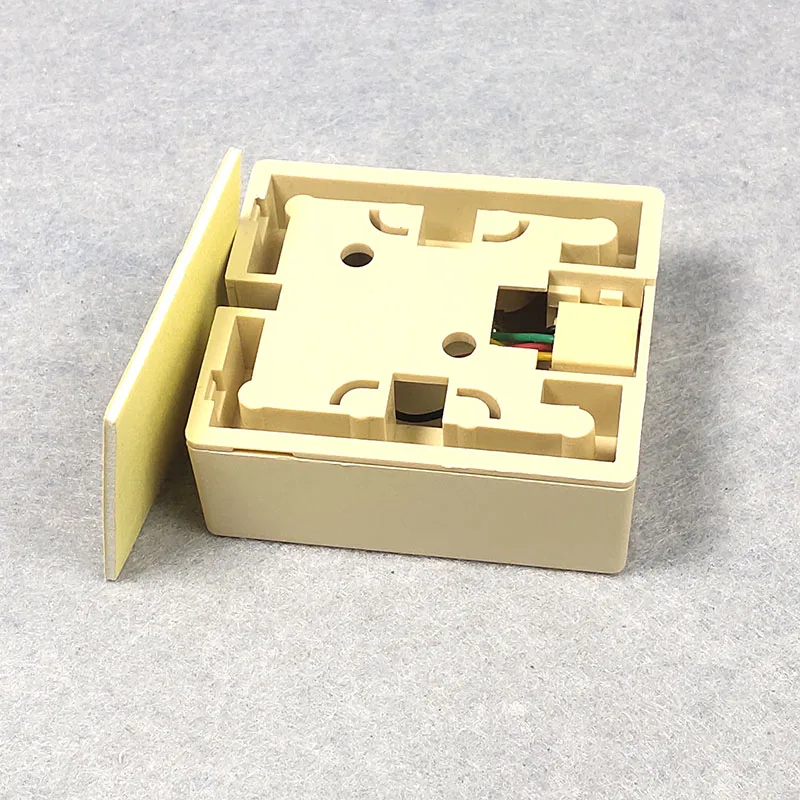 

Small 6P4C Modular Plug Telephone desktop box Connector Ethernet Network Adapter